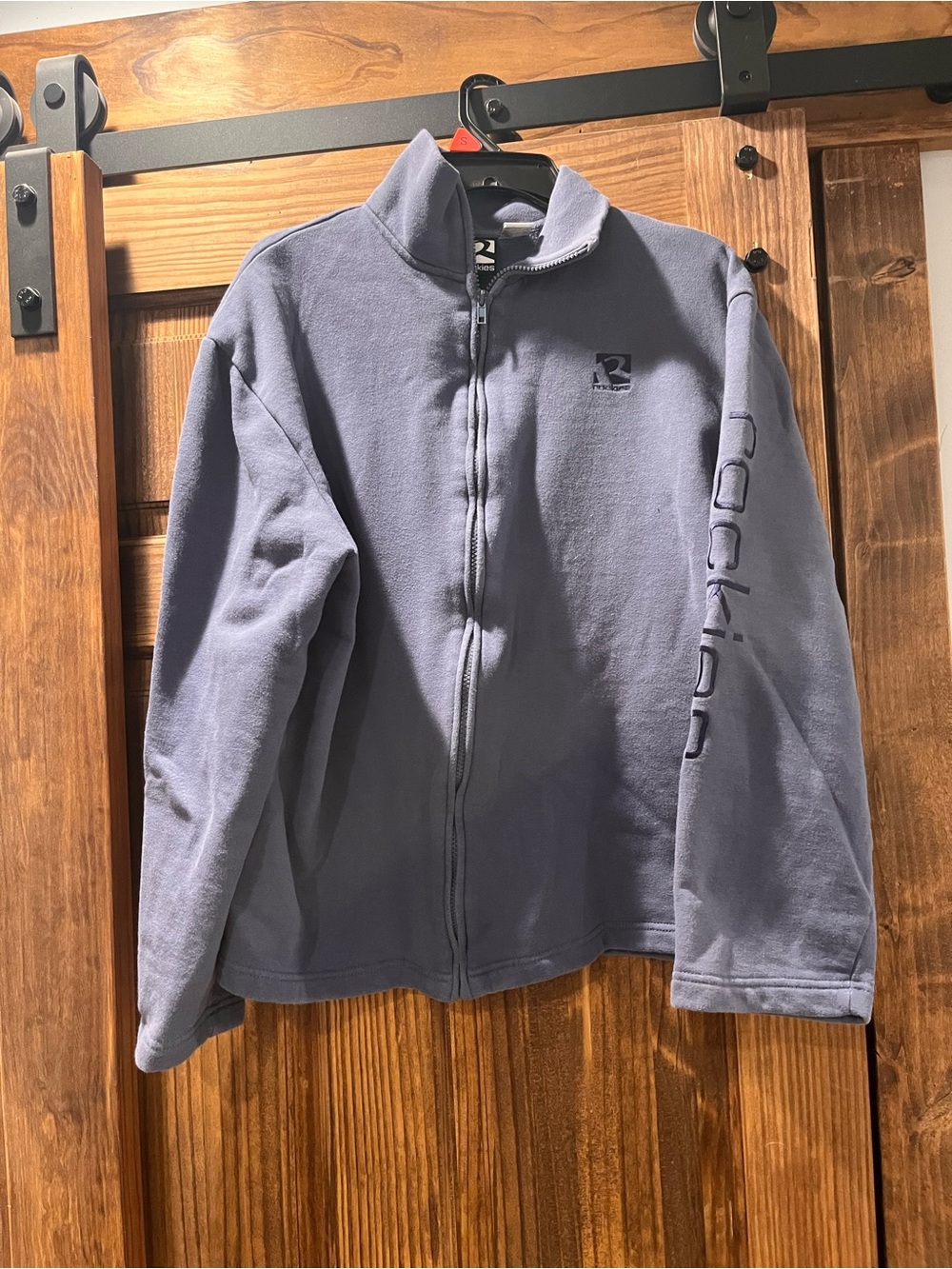 Rockies Light Blue Full-Zip Fleece Jacket